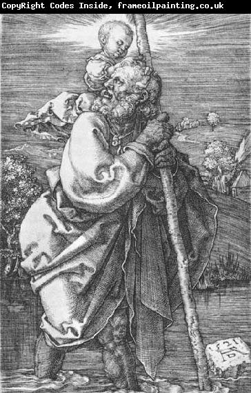 Albrecht Durer St Christopher Facing to the Left